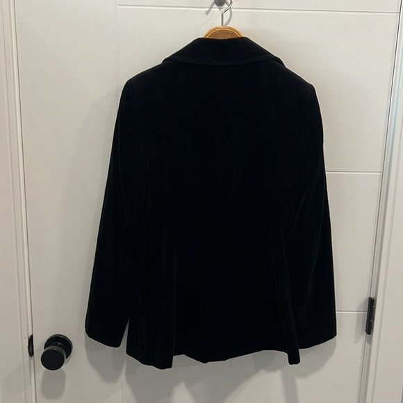 Vintage suede like blazer jacket size 14 - Picture 7 of 9